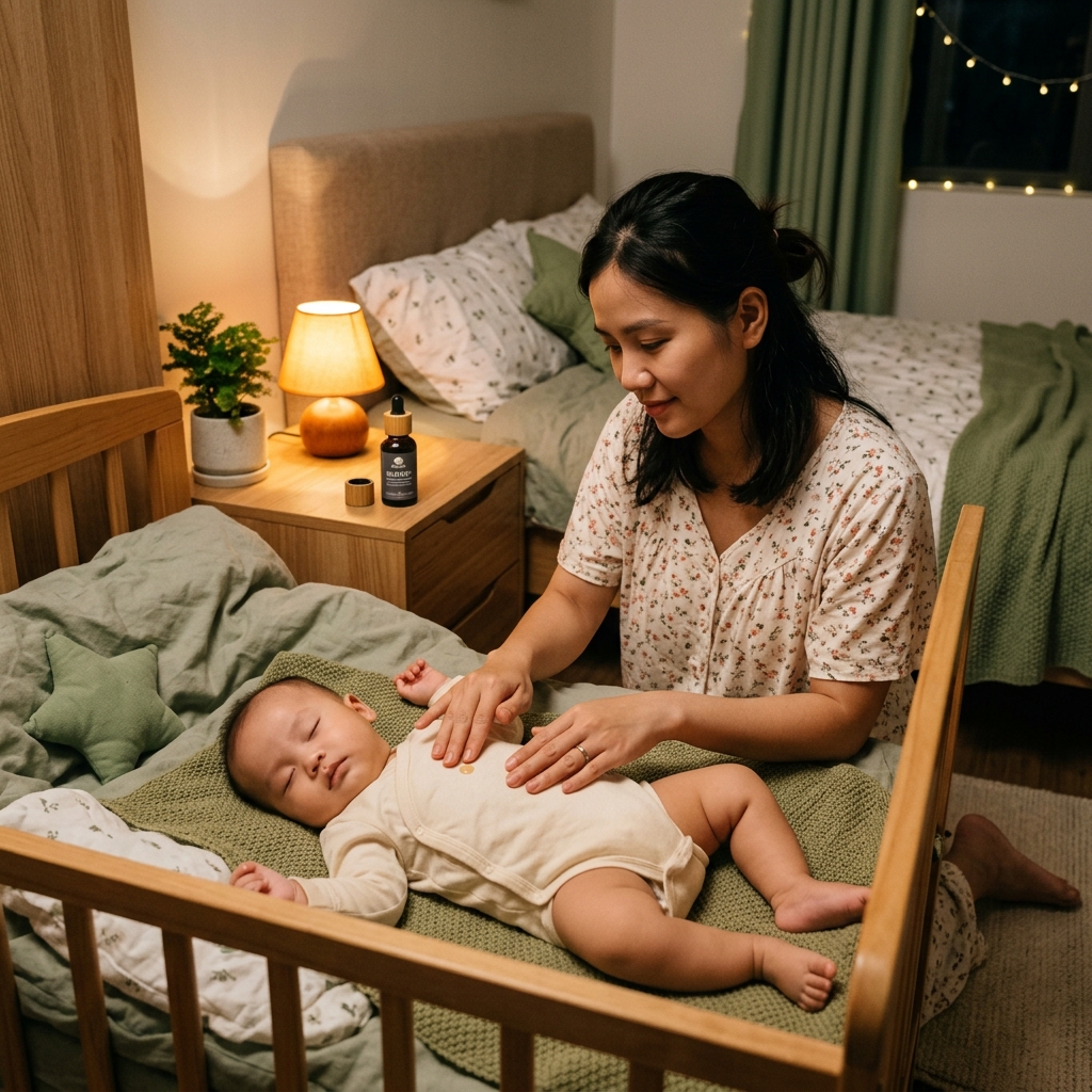 Xoa bóp giữ ấm cho bé